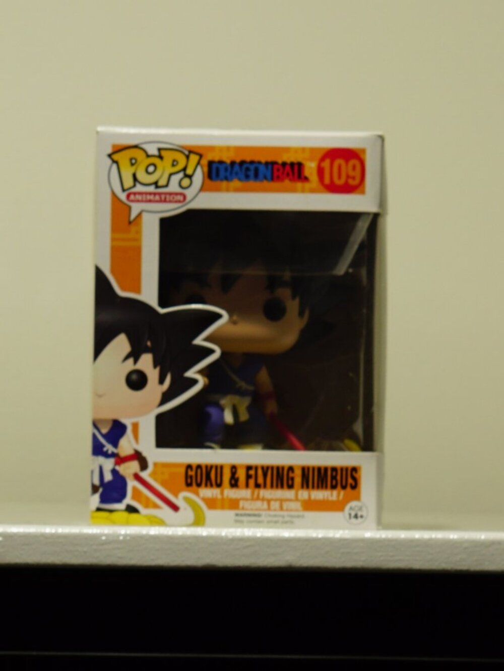 Funko Pop Goku & Flying Nimbus #109 Dragon Ball Anime Collectible